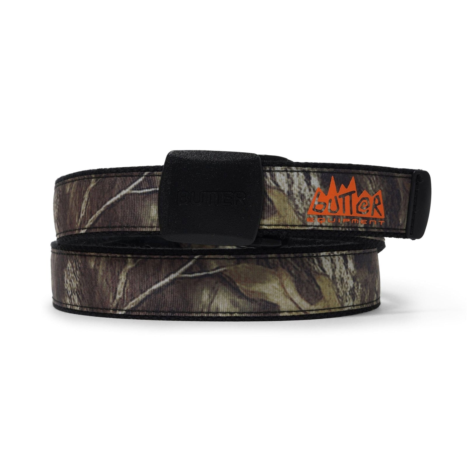 Butter Goods Equipment Woven Belt Forest Camo Belts Butter Goods 