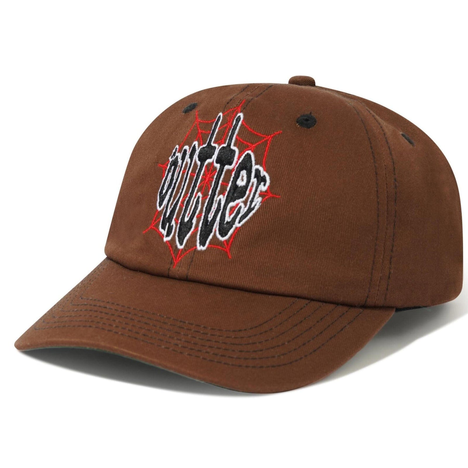 Butter Goods Frenzy 6 Panel Cap Walnut Hats Butter Goods 