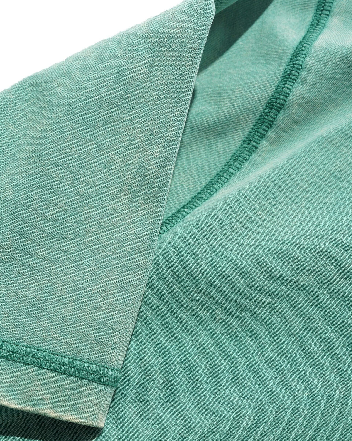 Butter Goods Jive Overlock Stitch Tee Distressed Jade Tees Butter Goods 