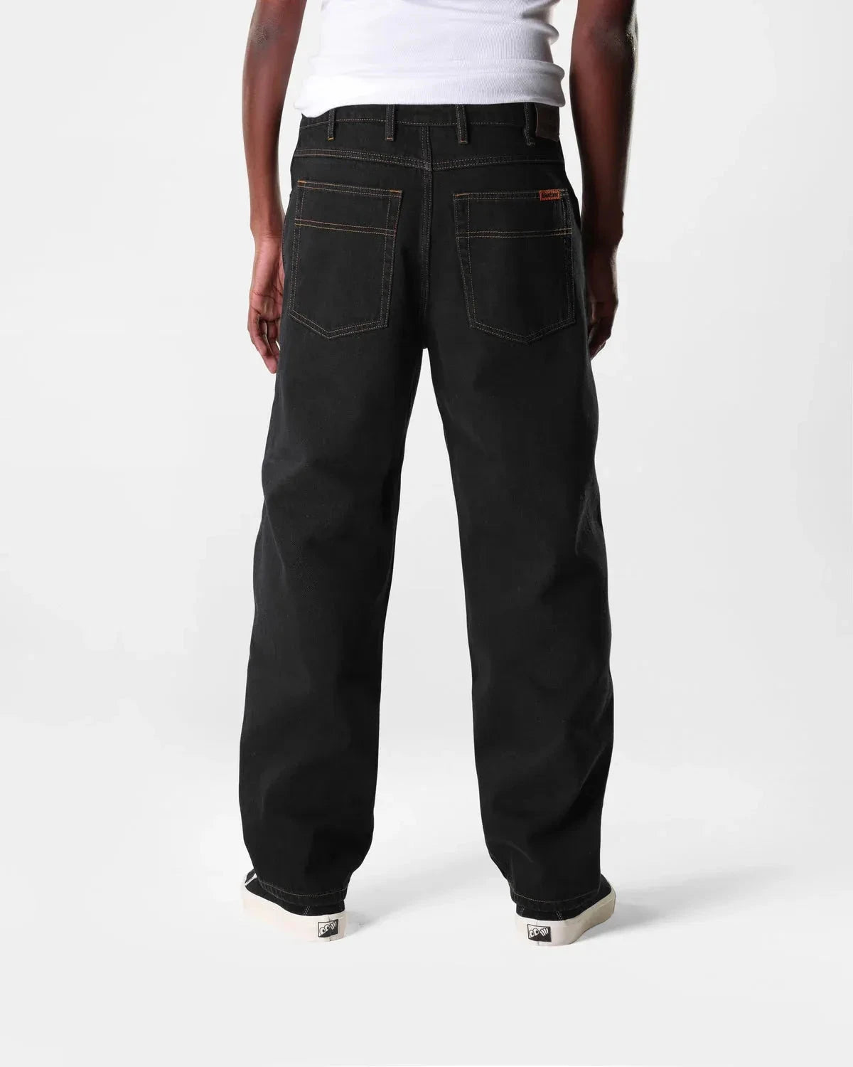 Butter Goods Relaxed Denim Washed Black Pants Butter Goods 