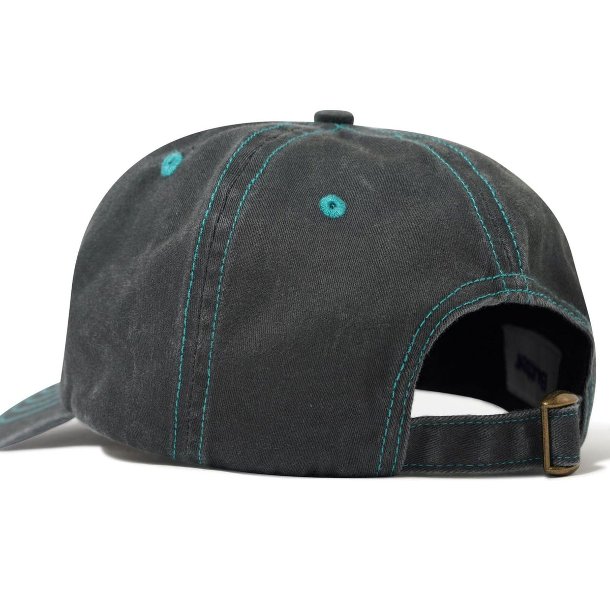 Butter Goods Rounded Logo 6 Panel Cap Black Hats Butter Goods 