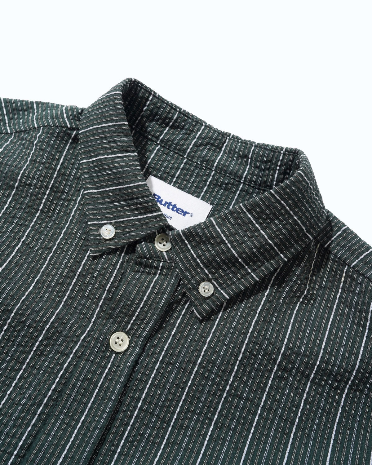 Butter Goods Seersucker Shirt Forest shirts Butter Goods 