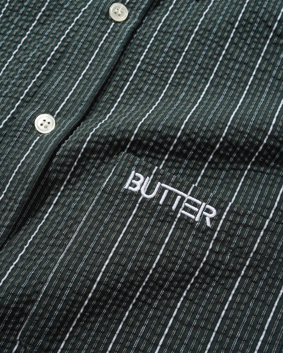 Butter Goods Seersucker Shirt Forest shirts Butter Goods 