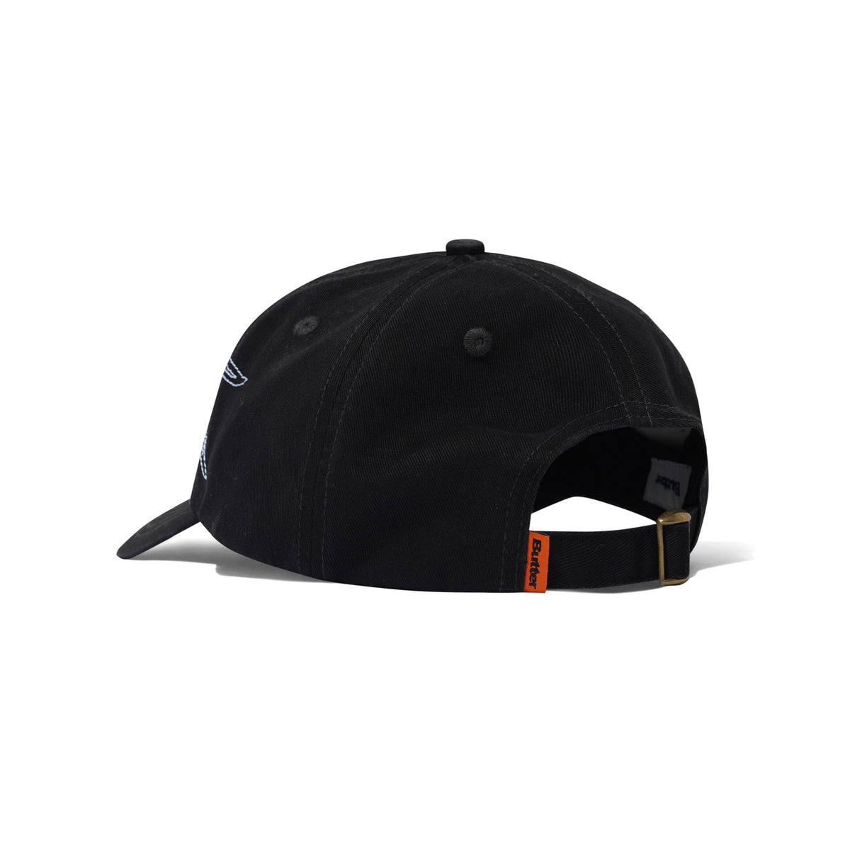 Butter Goods Solar 6 Panel Cap Washed Black hats Butter Goods 