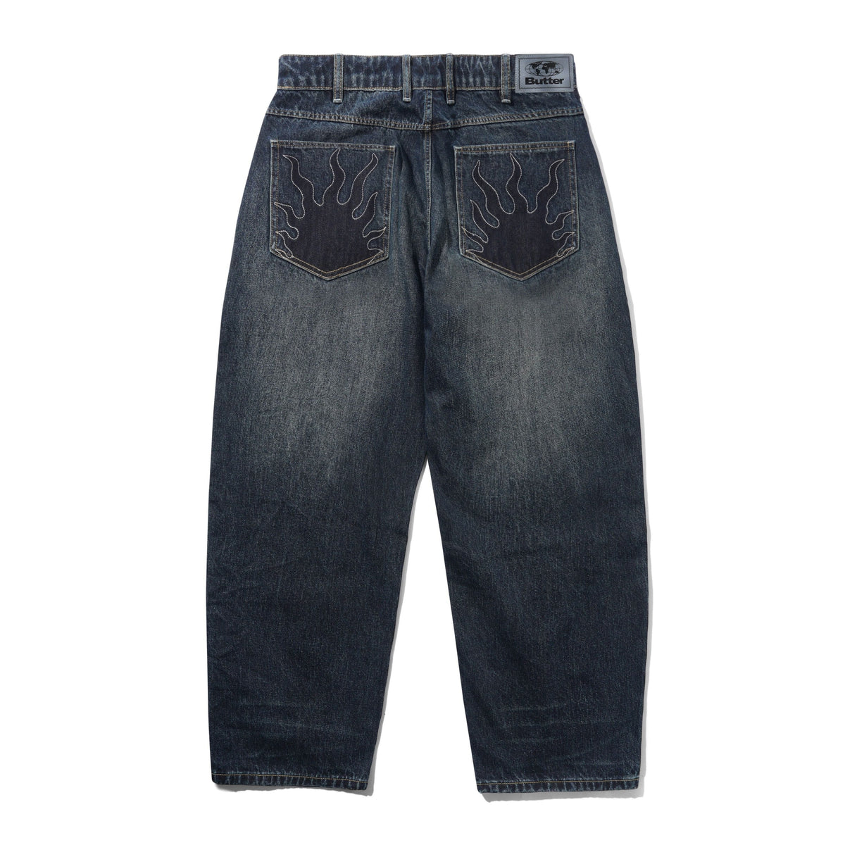 Butter Goods Solar Fade Denim Jeans Blue Tint Ripple pants Butter Goods 