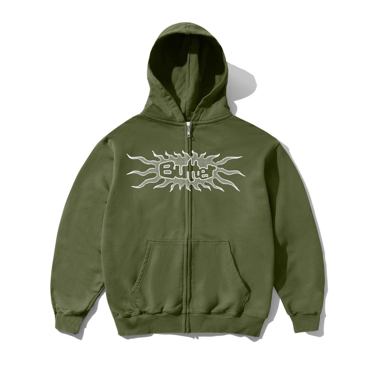 Butter Goods Solar Zip-Thru Hood Army hoodies Butter Goods 