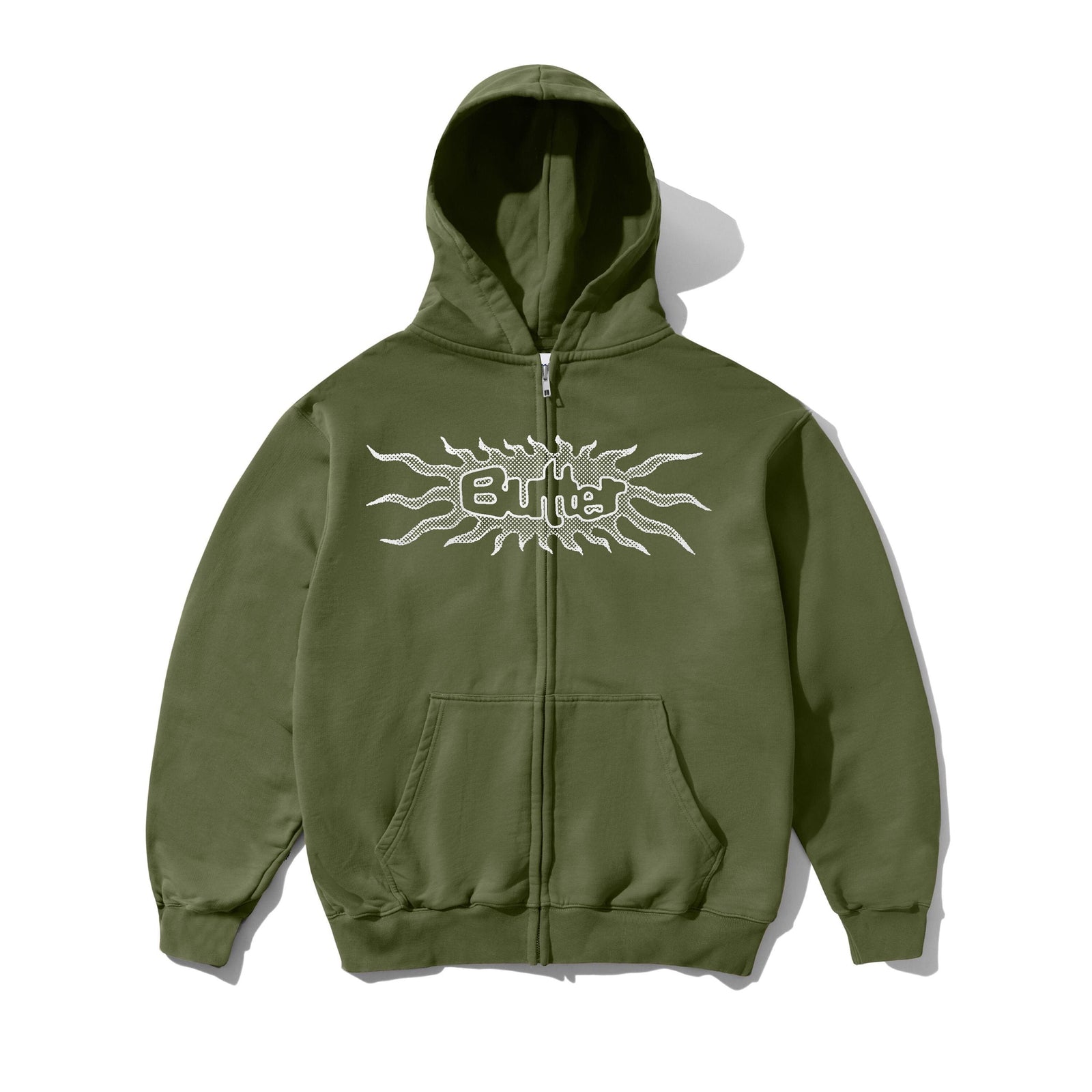 Butter Goods Solar Zip-Thru Hood Army hoodies Butter Goods 