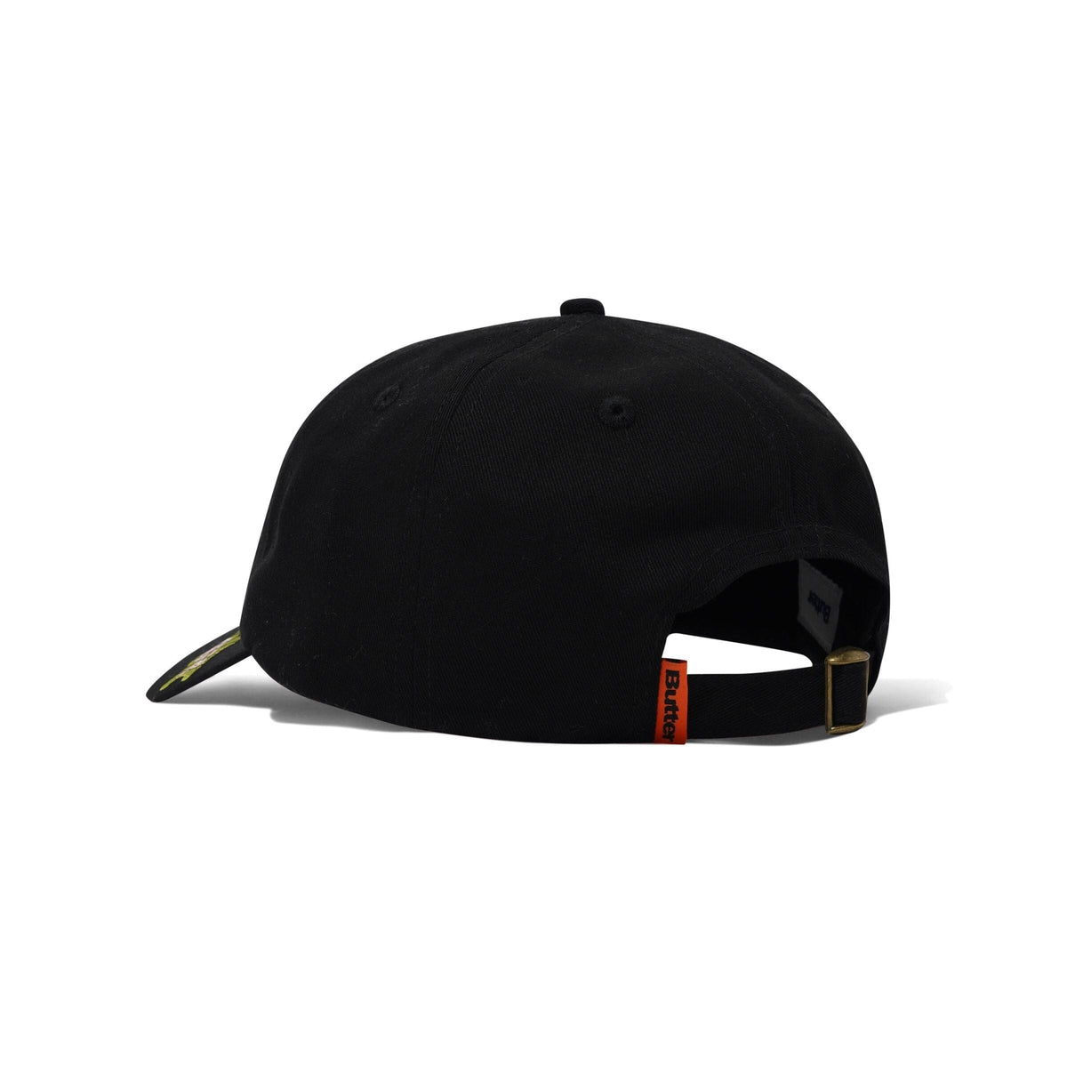 Butter Goods Stars 6 Panel Cap Black Hats Butter Goods 