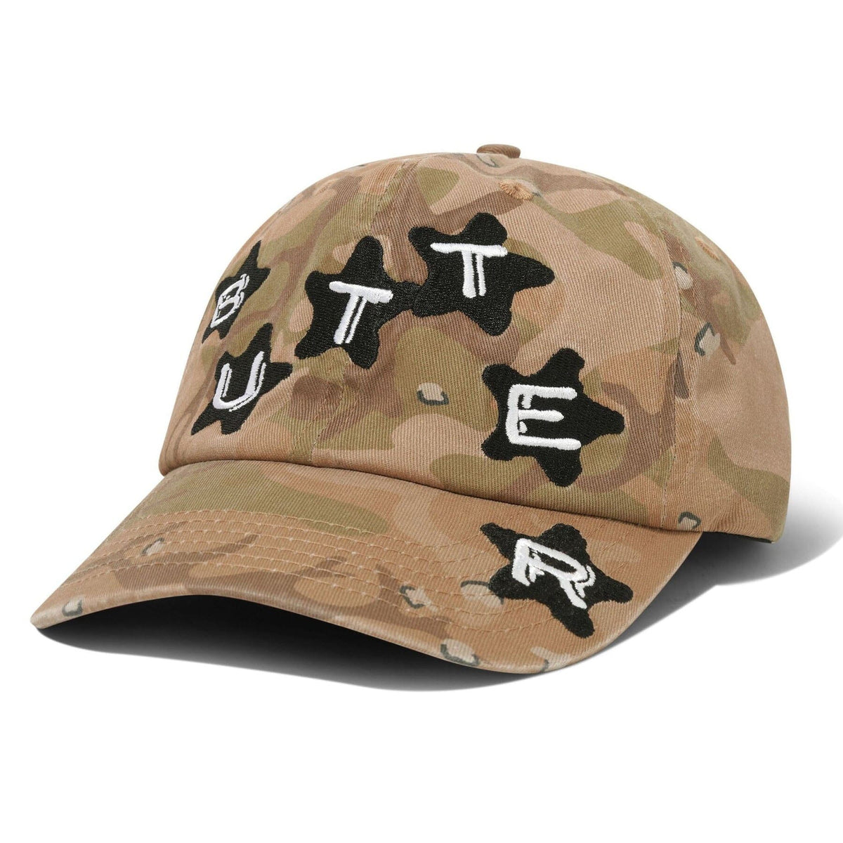 Butter Goods Stars 6 Panel Cap Desert Camo Hats Butter Goods 