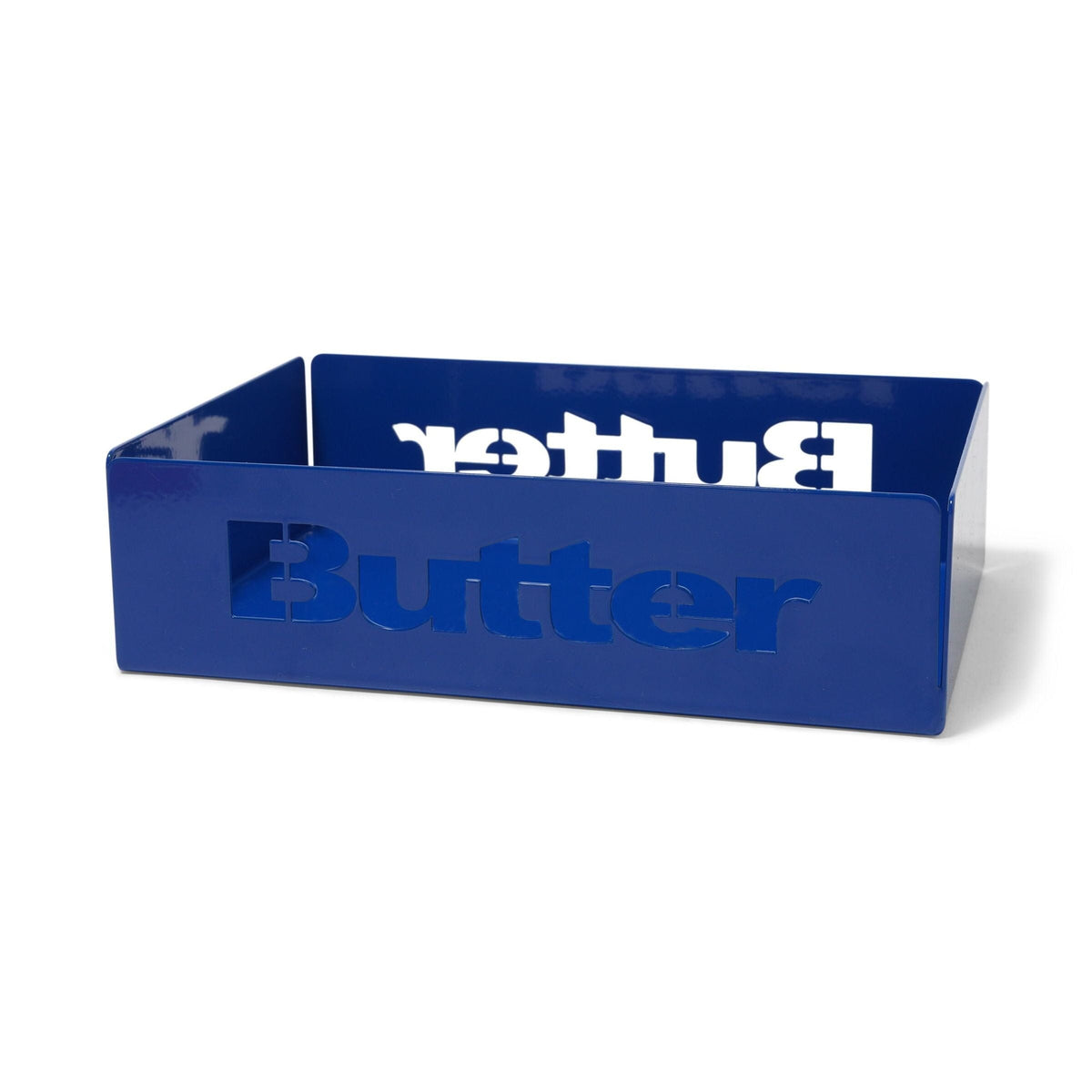 Butter Goods Stencil Logo Metal Tray Blue accessories Butter Goods 
