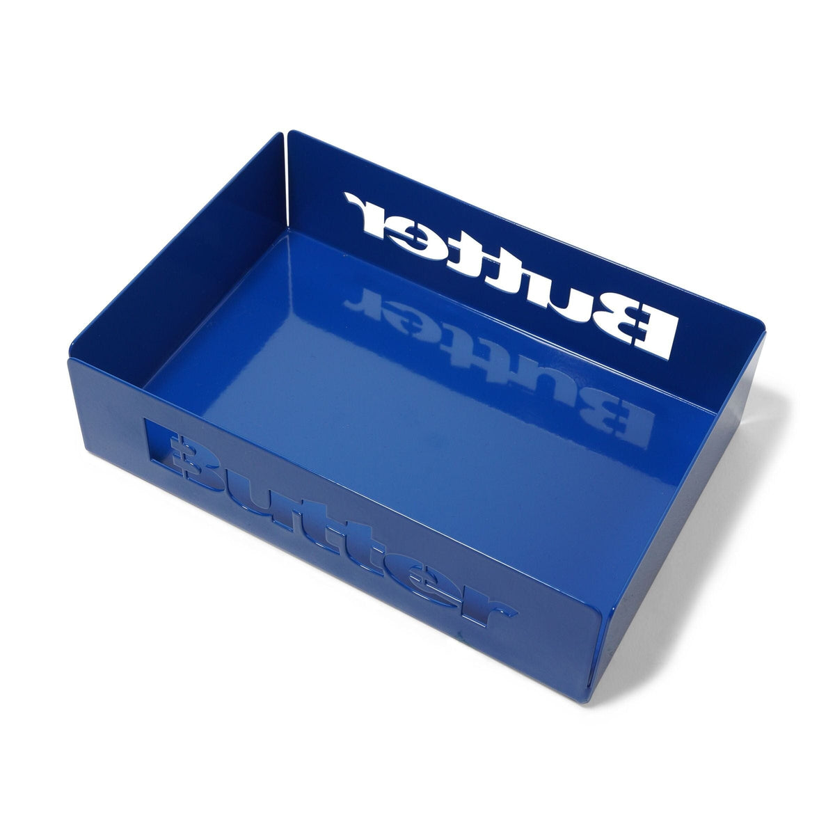 Butter Goods Stencil Logo Metal Tray Blue accessories Butter Goods 