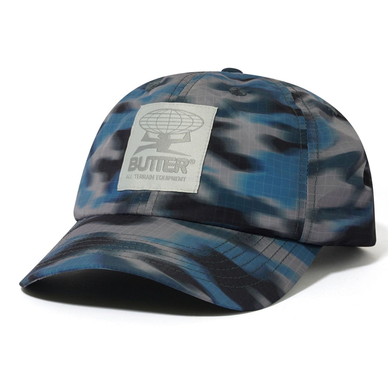 Butter Goods Terrain 6 Panel Cap Motion Camo Hats Butter Goods 