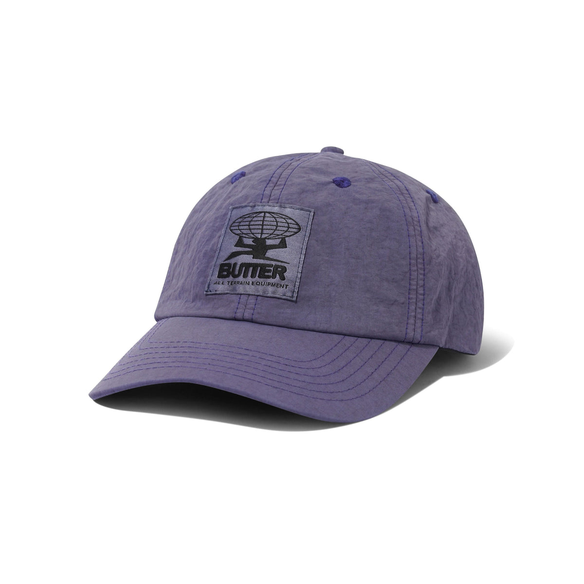 Butter Goods Terrain Overdyed 6 Panel Cap Grape hats Butter Goods 
