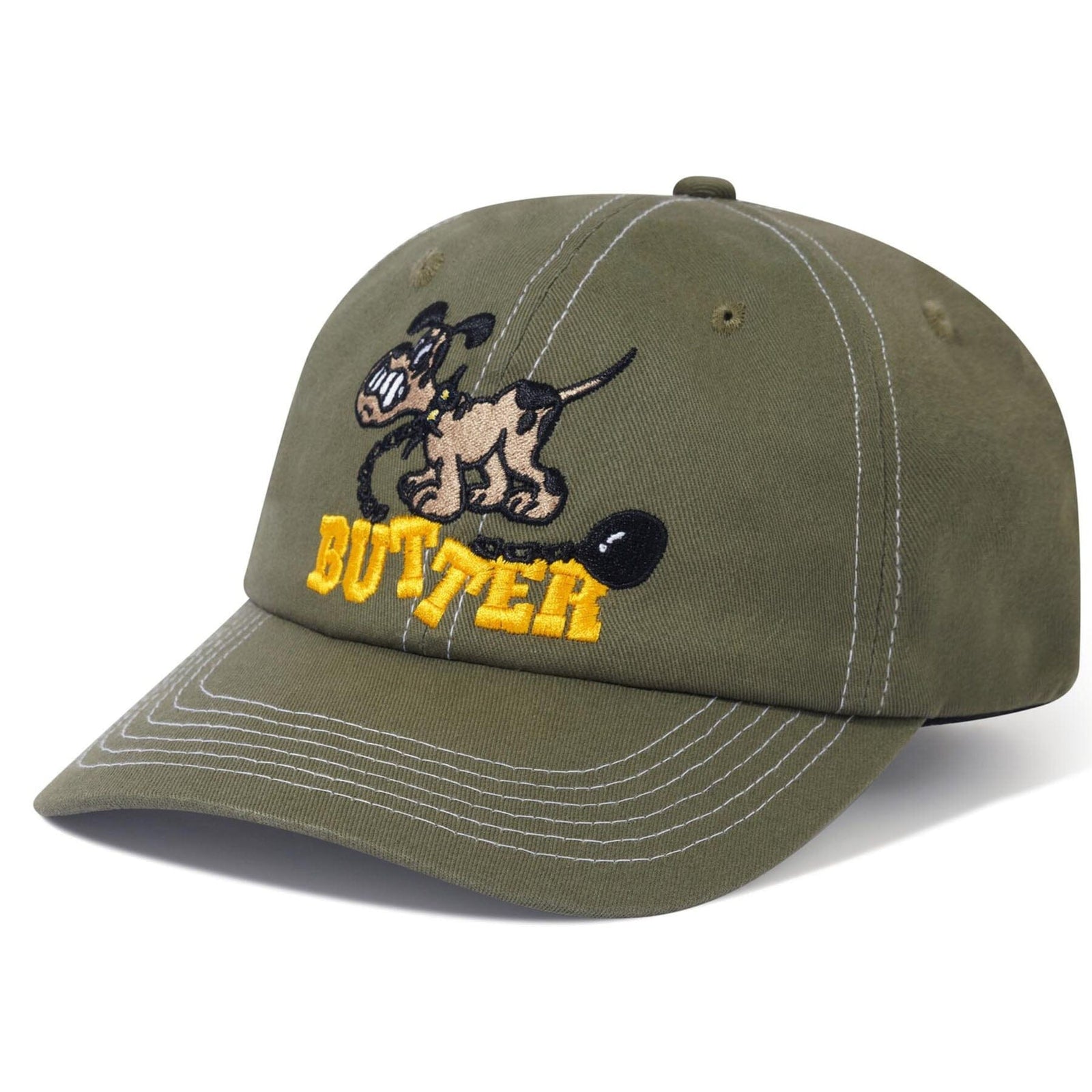 Butter Goods Unleash 6 Panel Cap Army Hats Butter Goods 
