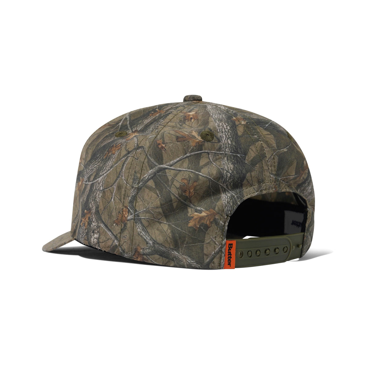 Butter Goods Warped 5 Panel Cap Forest Camo hats Butter Goods 