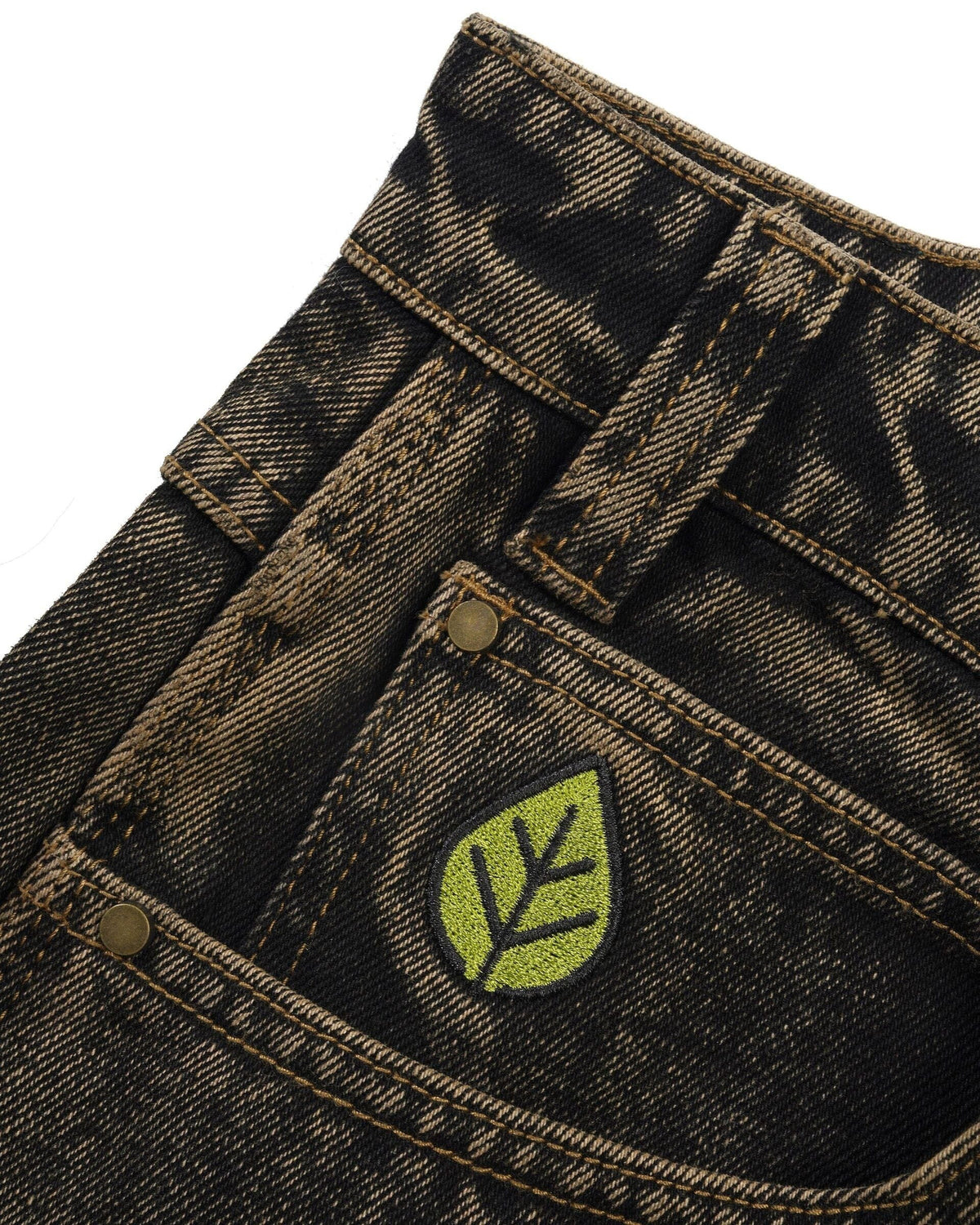 Butter Goods Weathergear Denim Jeans Brown Tint Pants Butter Goods 