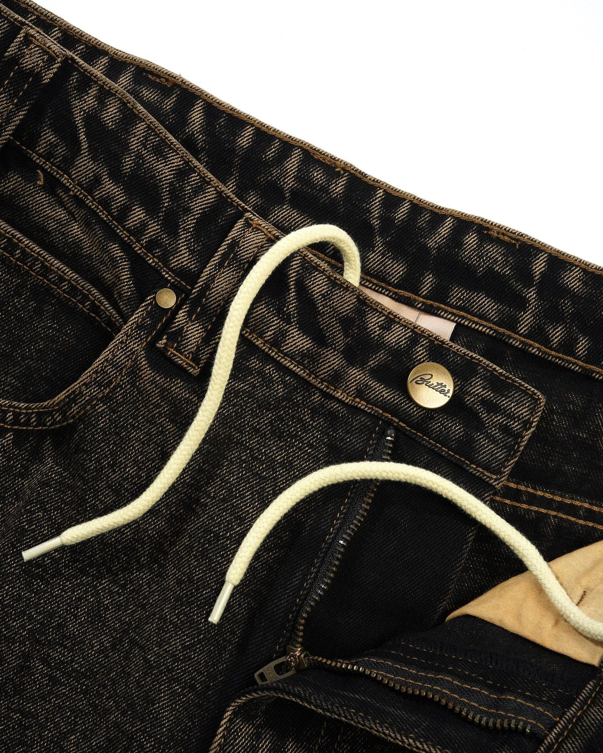 Butter Goods Weathergear Denim Jeans Brown Tint Pants Butter Goods 