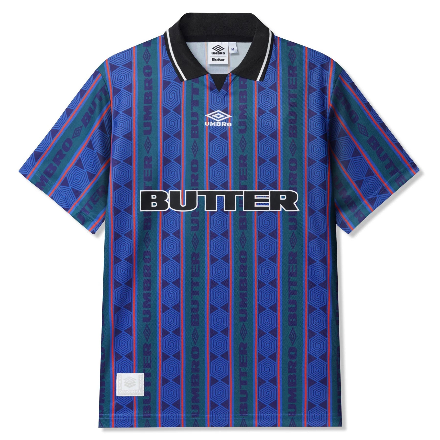 Butter Goods x Umbro Vert Jersey Forest/Cobalt shirts Butter Goods 