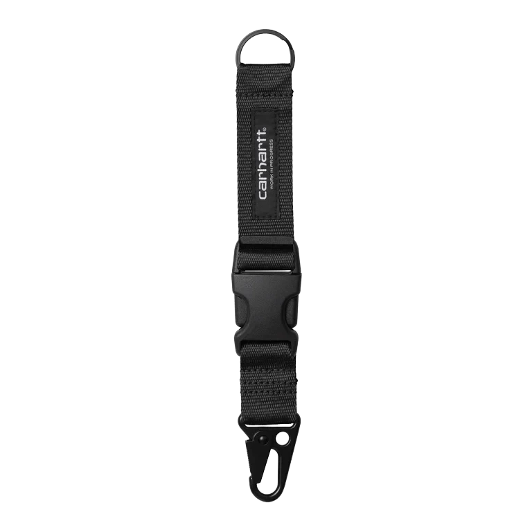 Carhartt Click Keyholder Black accessories Carhartt WIP 