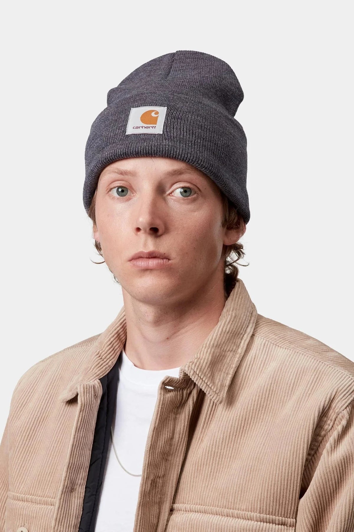 Carhartt WIP Acrylic Watch Cap Beanie Dark Grey Heather beanies Carhartt WIP 