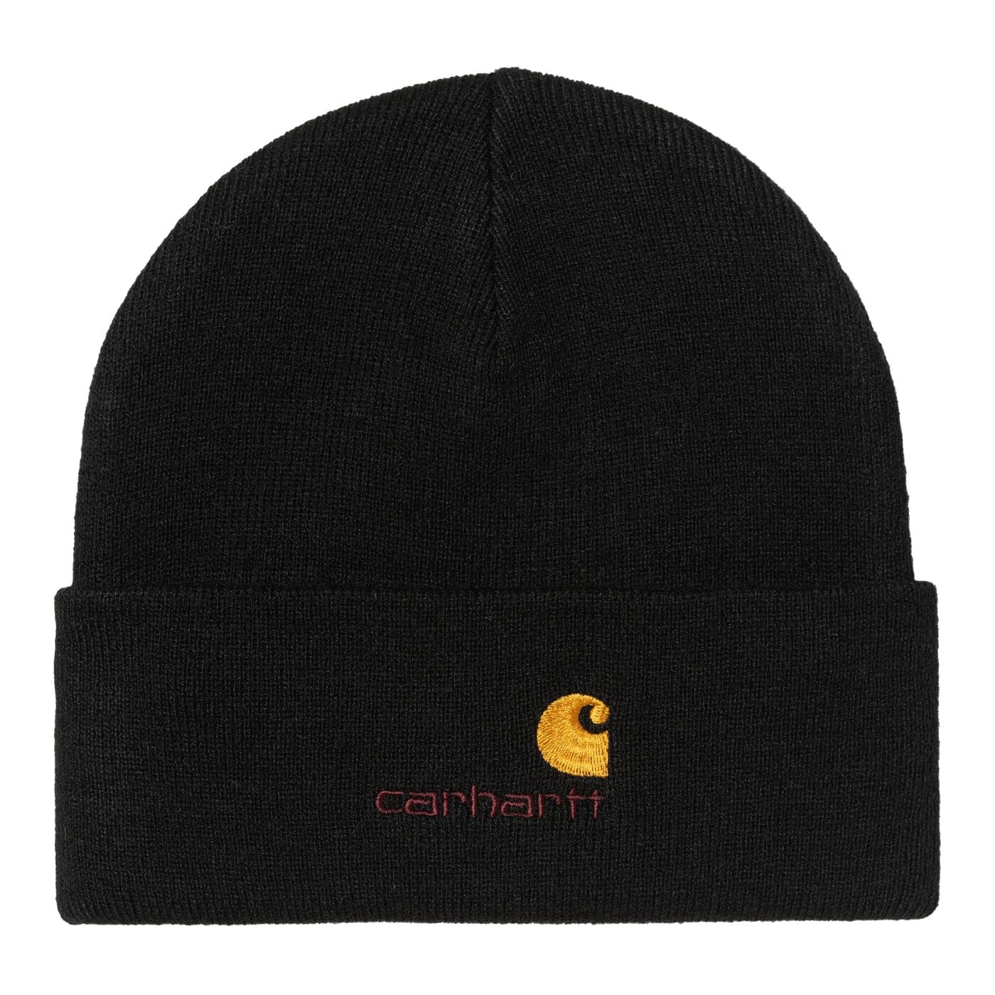 Carhartt WIP American Script Beanie Black beanies Carhartt WIP 