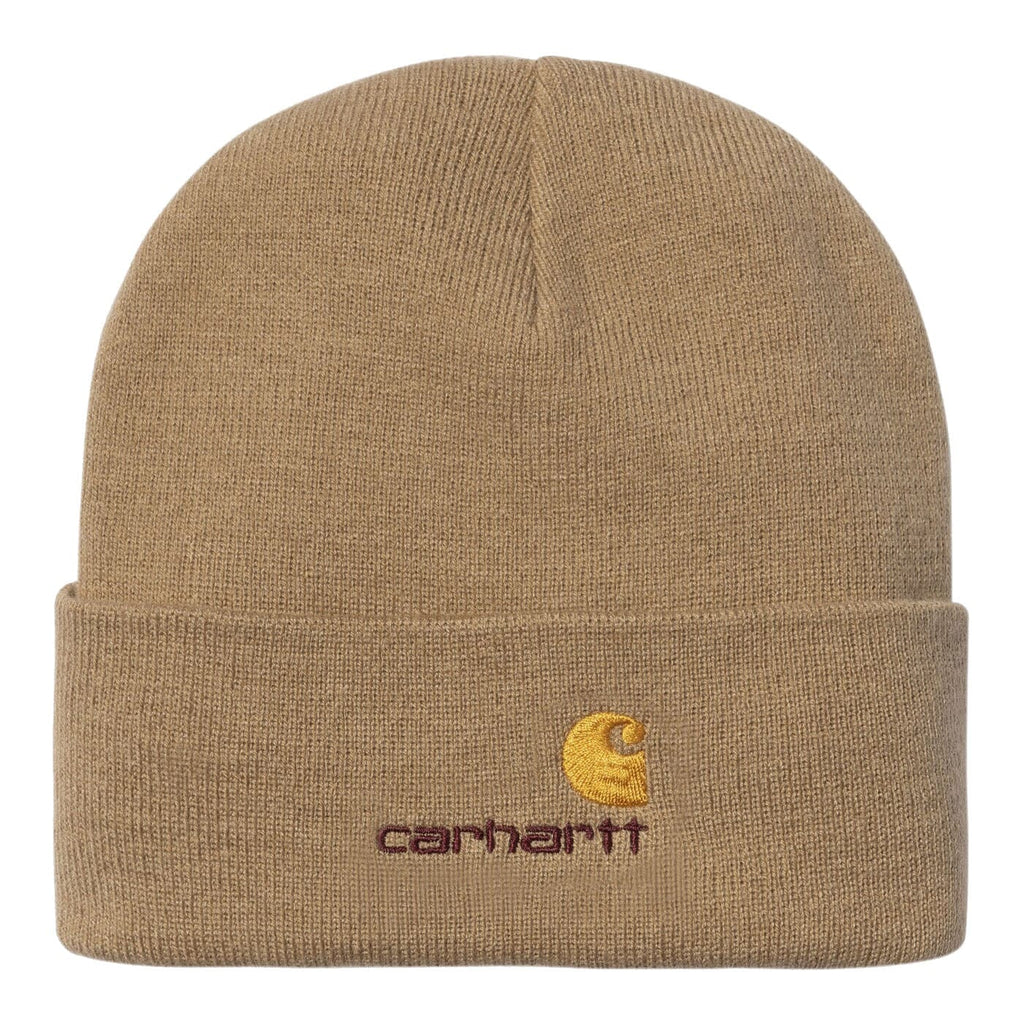 Carhartt WIP American Script Beanie Peanut - Coureur Goods
