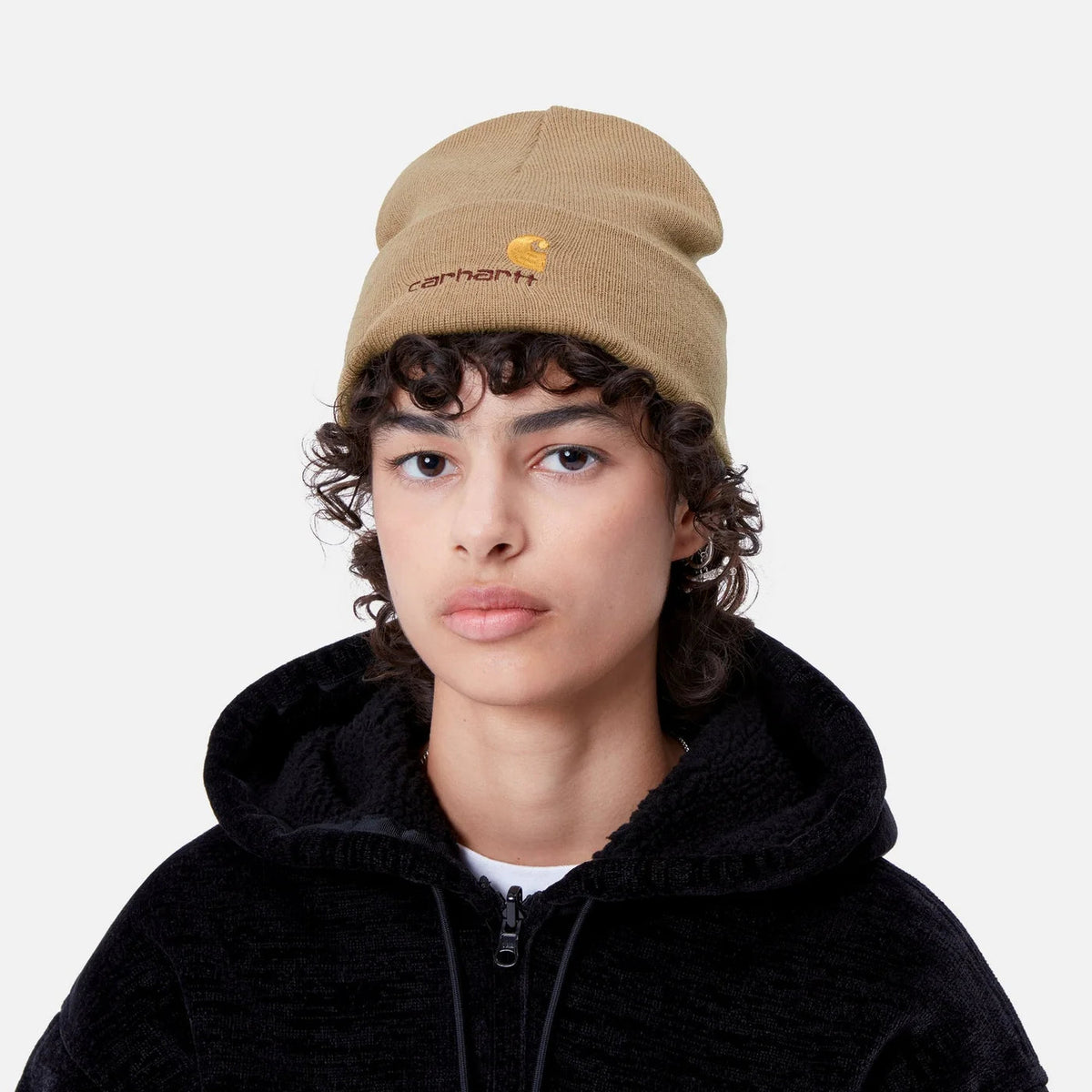 Carhartt WIP American Script Beanie Peanut beanies Carhartt WIP 