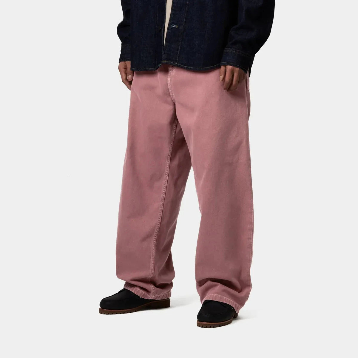 Carhartt WIP Brandon Pant Dusky Pink Stone Dyed Clark Twill pants Carhartt WIP 