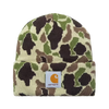 Carhartt WIP Camo Duck Beanie Camo Duck Jacquard/Green beanies Carhartt WIP 