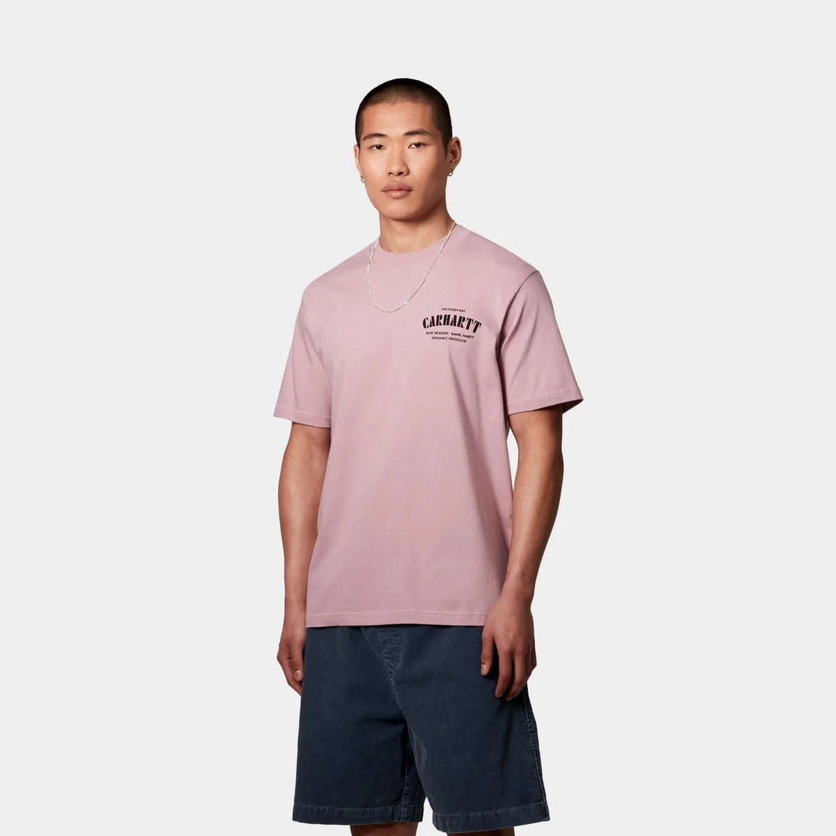 Carhartt WIP Catalgoue C Logo Tee Hortensia Tees Carhartt WIP 