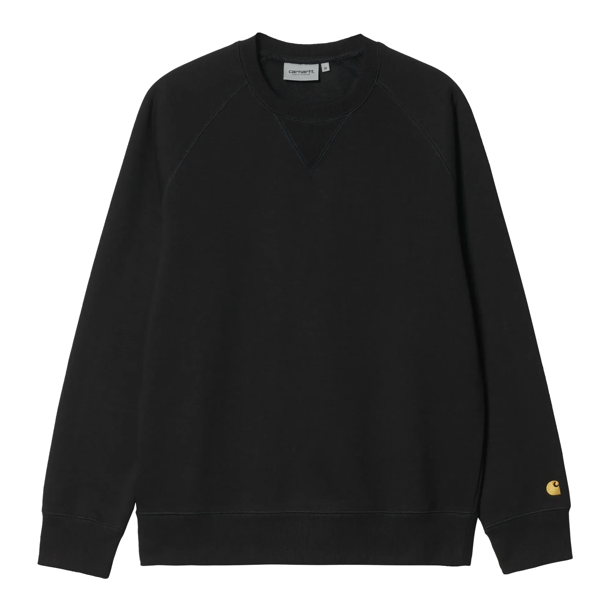 Carhartt WIP Chase Crewneck Sweat Black/Gold crewnecks Carhartt WIP 