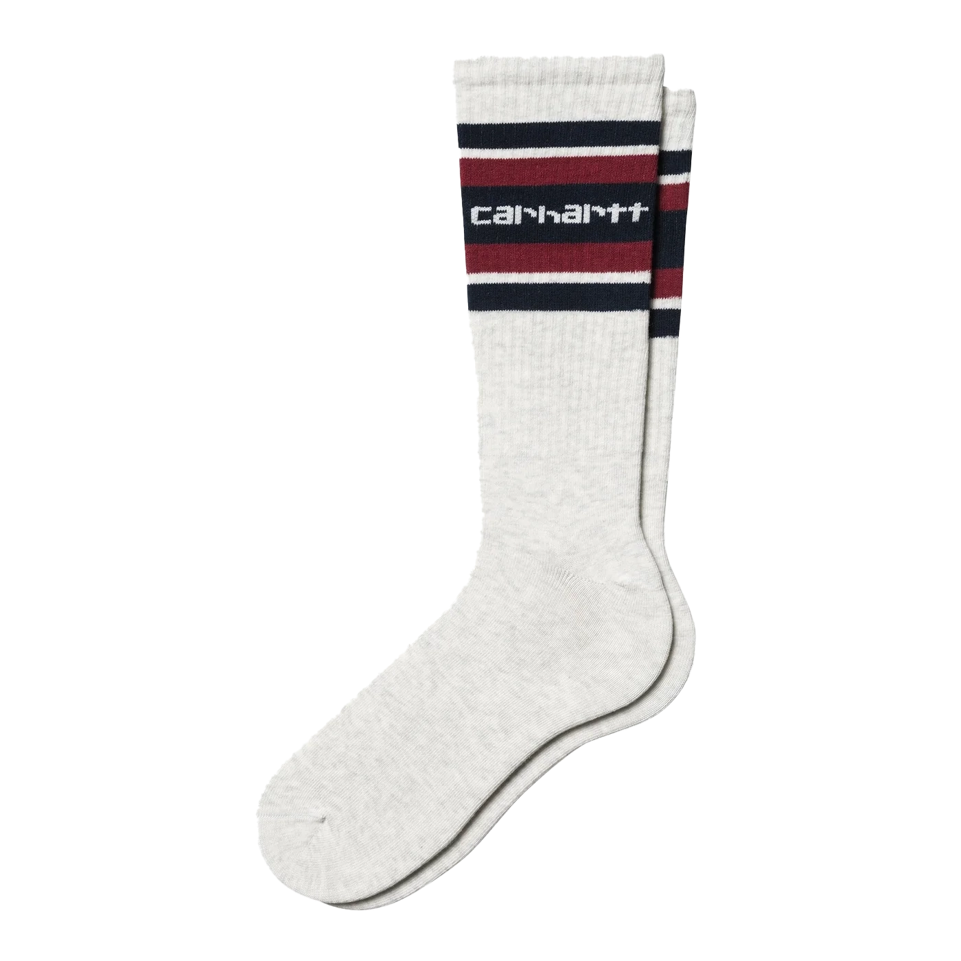 Carhartt WIP Connors Socks Ash Heather/Air For Blue/Scarlet Socks Carhartt WIP 