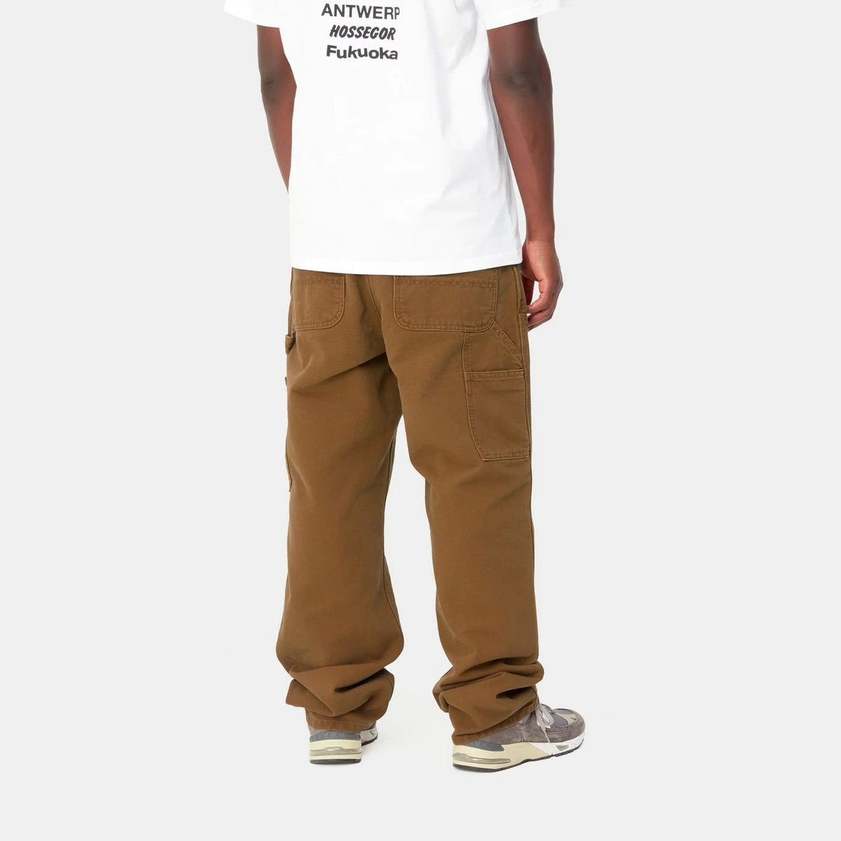 Carhartt WIP Double Knee Pant Deep Hamilton Brown Pants Carhartt WIP 