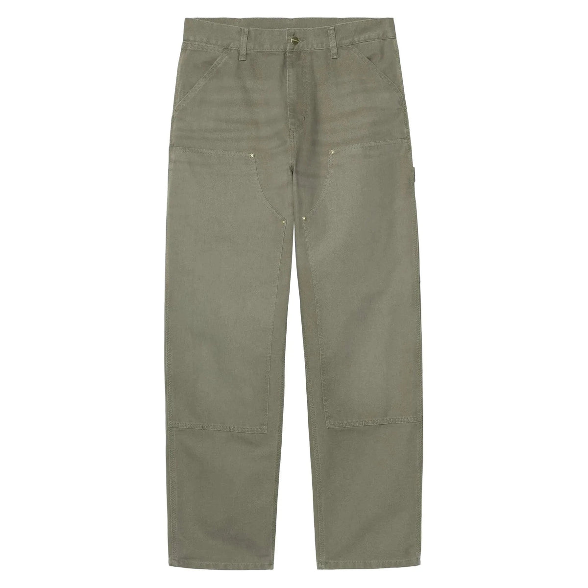 Carhartt WIP Double Knee Pant Leaf (Stone Canvas) pants Carhartt WIP 