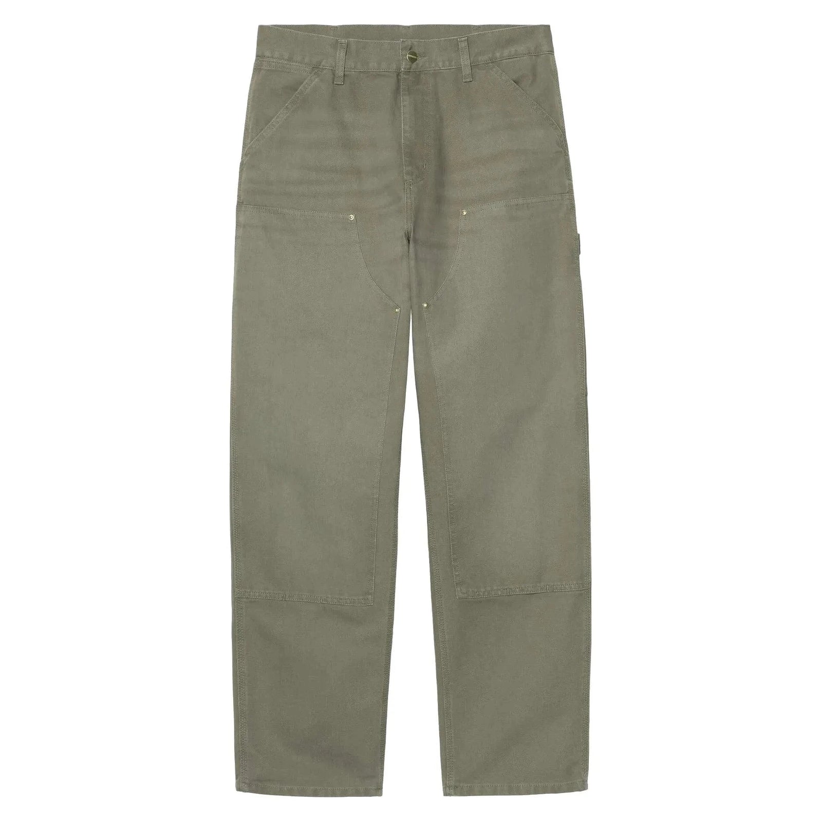 Carhartt WIP Double Knee Pant Leaf (Stone Canvas) pants Carhartt WIP 