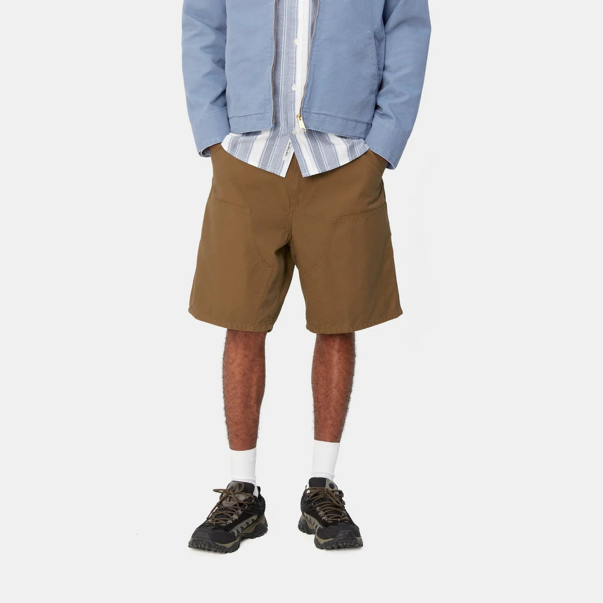 Carhartt WIP Double Knee Short Hamilton Brown Shorts Carhartt WIP 