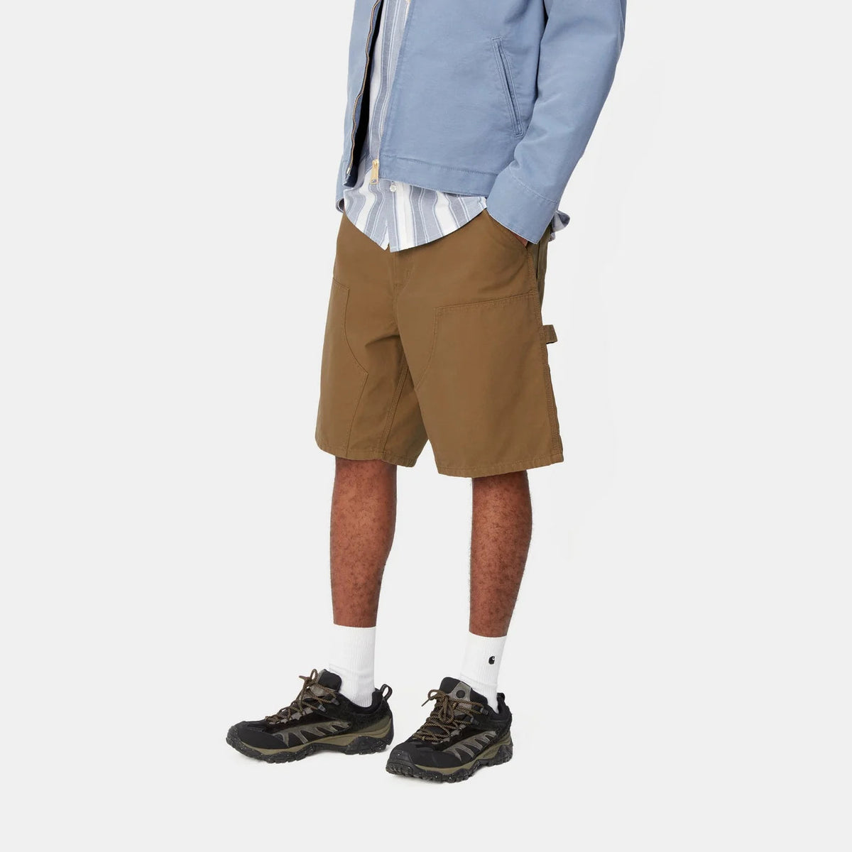 Carhartt WIP Double Knee Short Hamilton Brown Shorts Carhartt WIP 