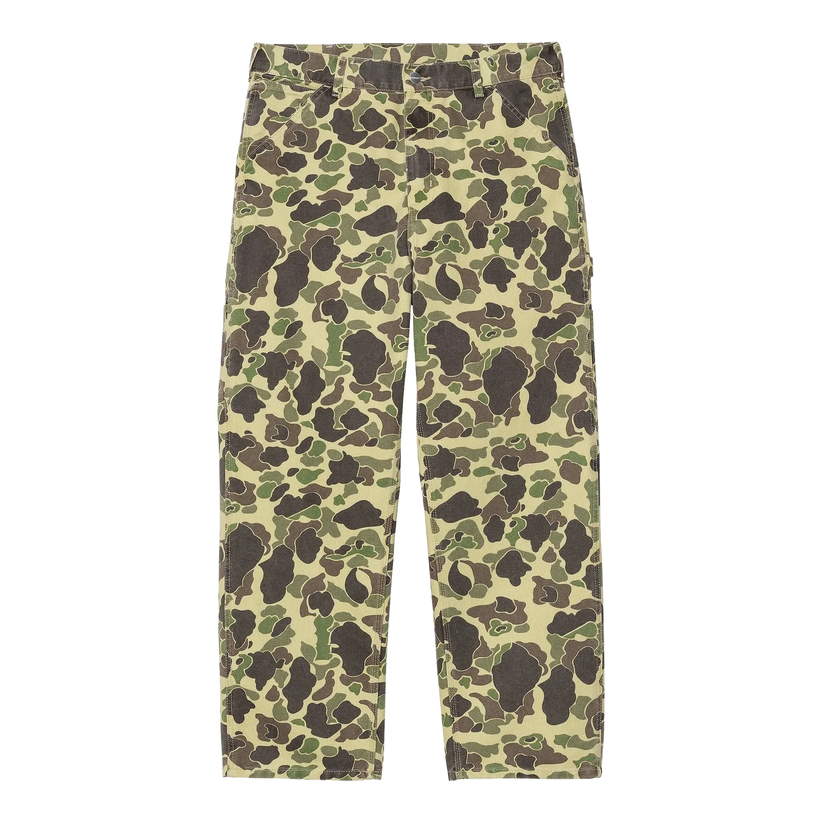 Carhartt WIP Duck Single Knee Pant Camo Duck/Green pants Carhartt WIP 