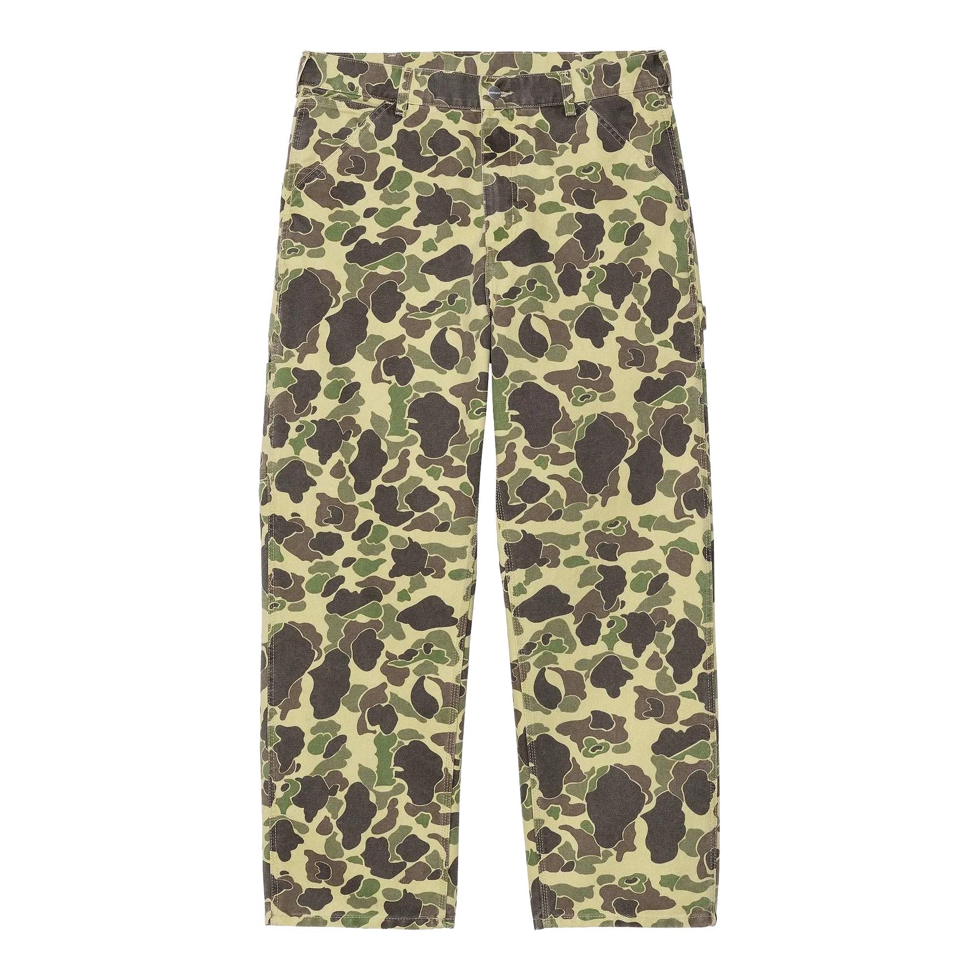 Carhartt WIP Duck Single Knee Pant Camo Duck/Green pants Carhartt WIP 