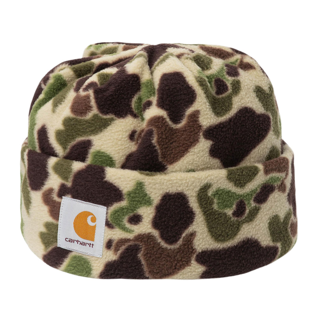 Carhartt WIP Expedition Beanie Camo Duck/Green - Coureur Goods display picture 1