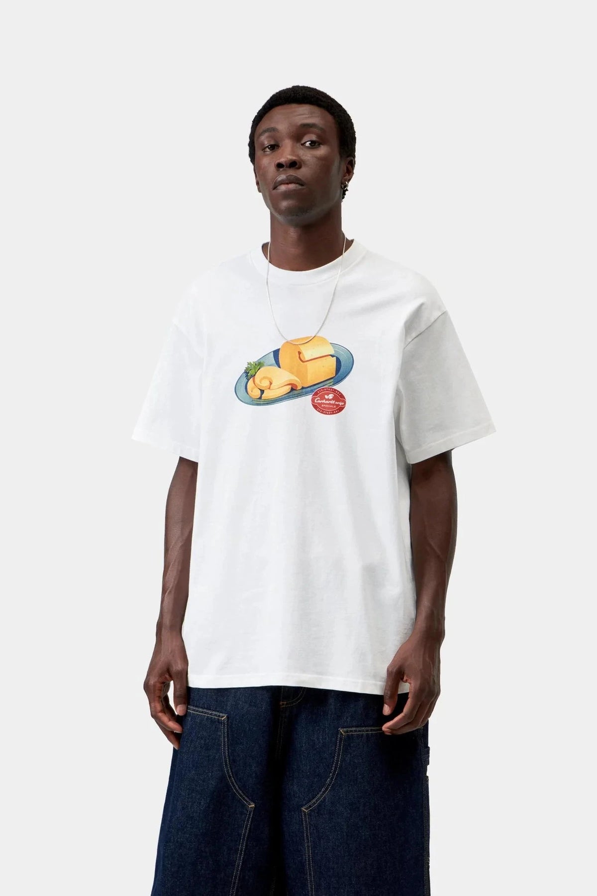 Carhartt WIP Fromage Tee White tees Carhartt WIP 