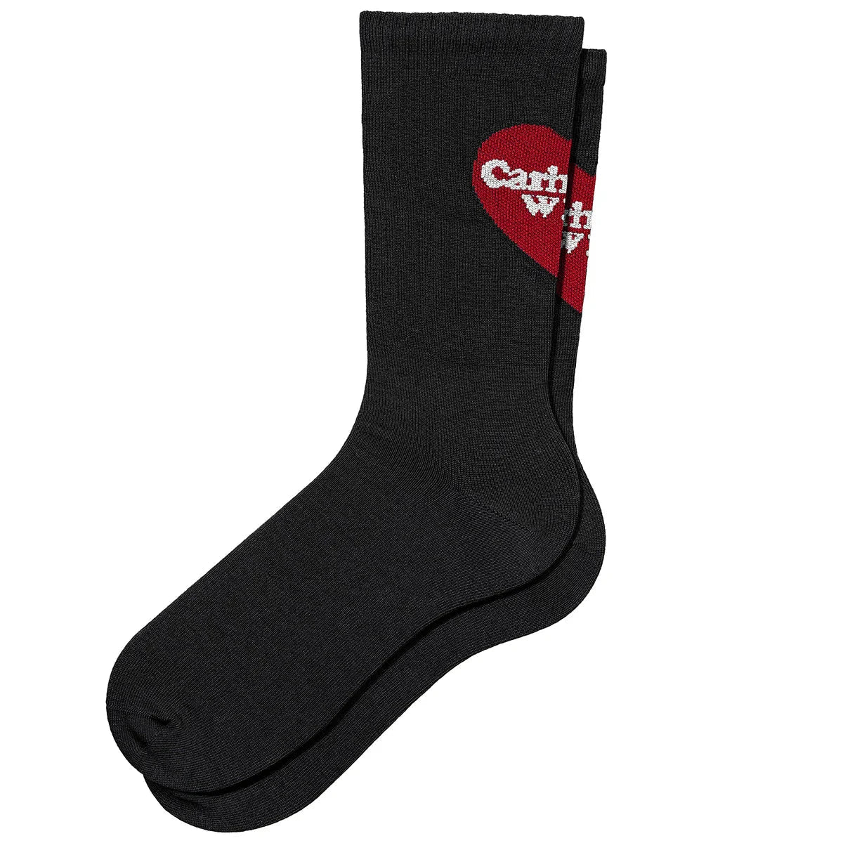 Carhartt WIP Heart Logo Socks Jacquard Black Socks Carhartt WIP 