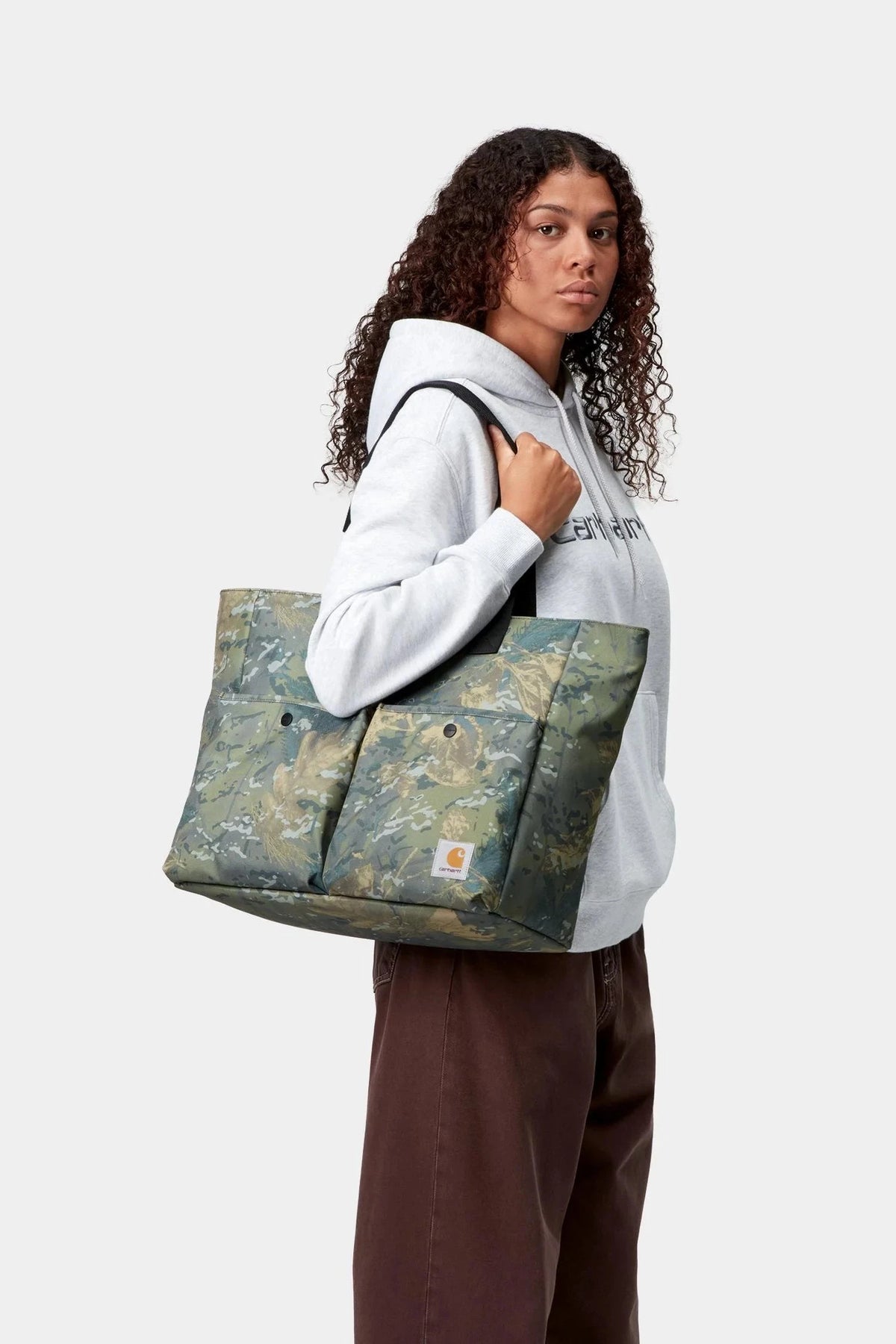 Carhartt WIP Jake Tote Bag Camo Combi/Green bags Carhartt WIP 