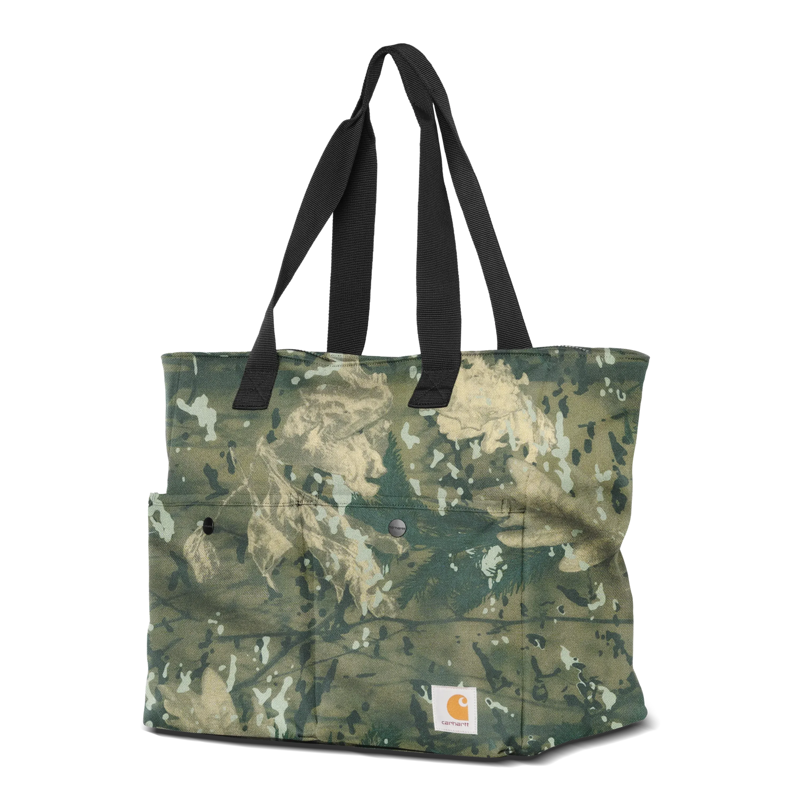Carhartt WIP Jake Tote Bag Camo Combi/Green bags Carhartt WIP 