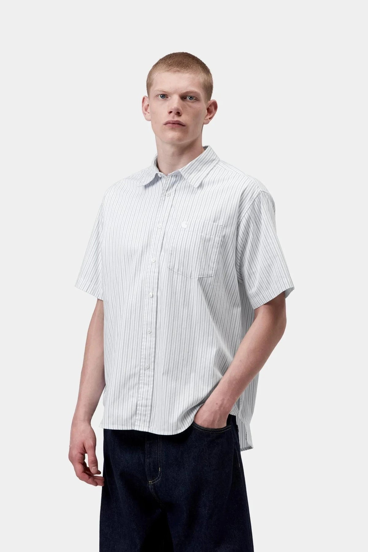 Carhartt WIP Keene Shirt Stripe/White shirts Carhartt WIP 