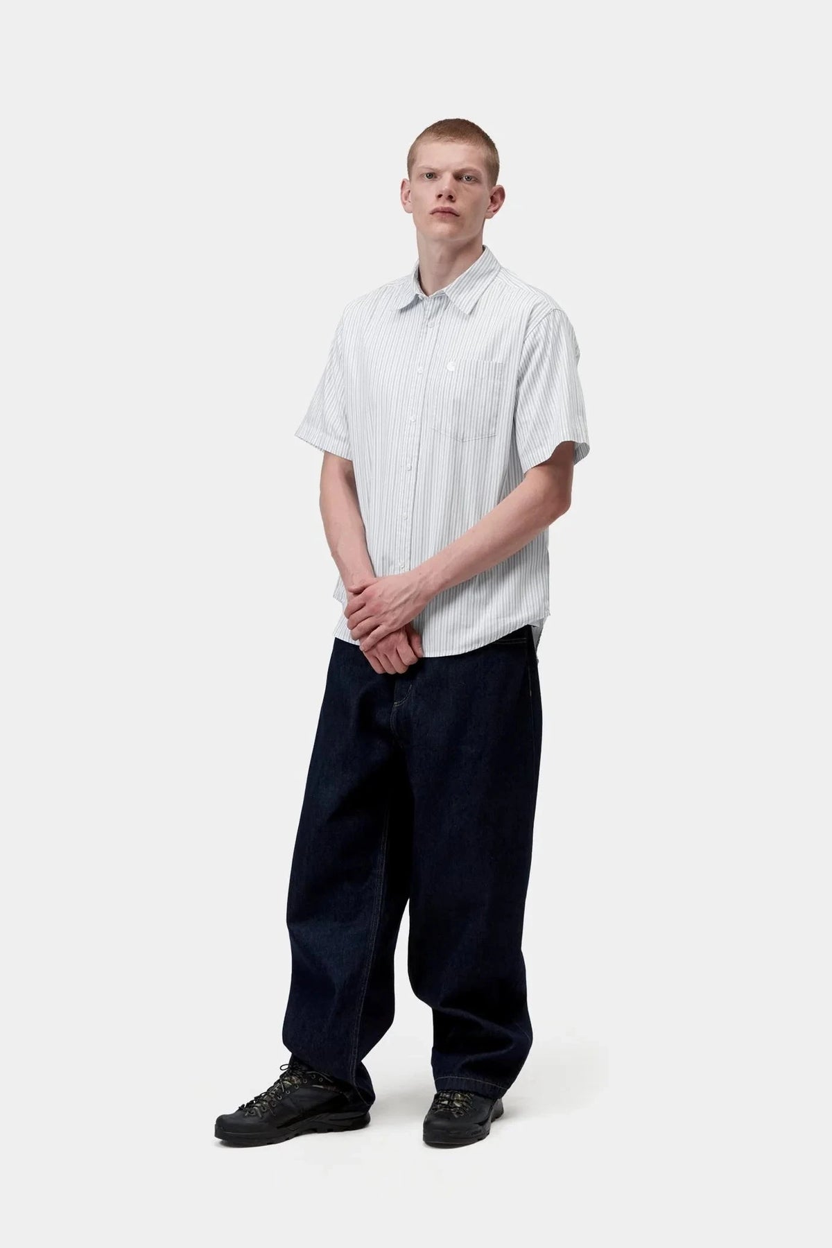 Carhartt WIP Keene Shirt Stripe/White shirts Carhartt WIP 