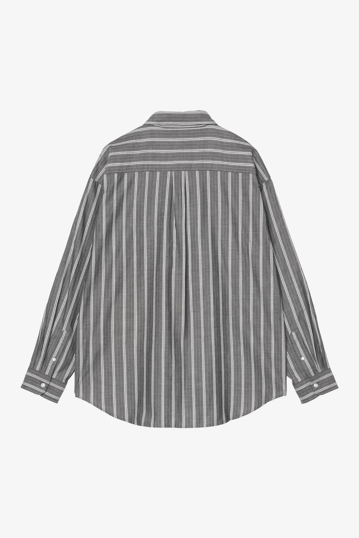 Carhartt WIP L/S Beale Stripe Shirt Black/White shirts Carhartt WIP 