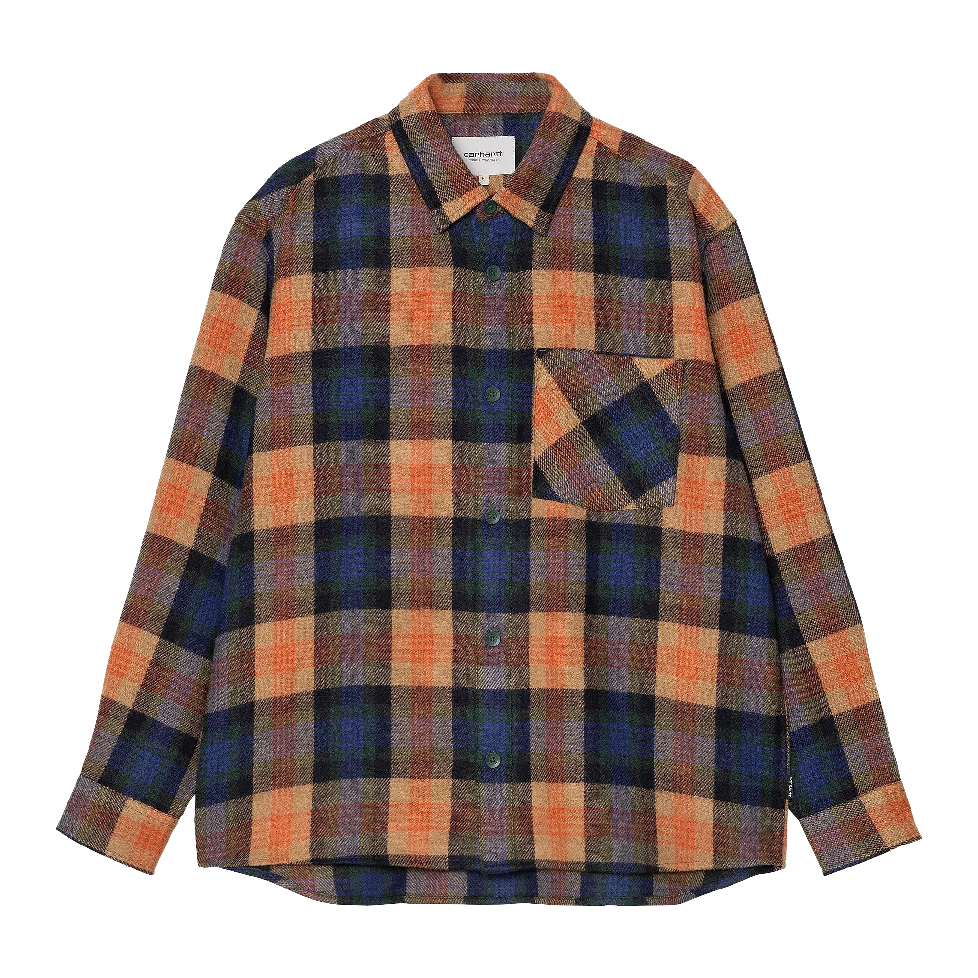 Carhartt WIP L/S Dern Shirt Dern Check/Sycamore Tree shirts Carhartt WIP 