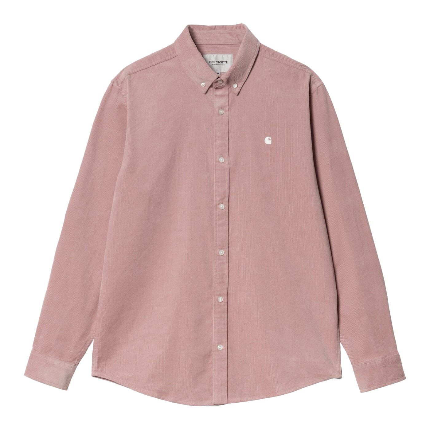 Carhartt WIP L/S Madison Fine Cord Shirt Glassy Pink/Wax shirts Carhartt WIP 