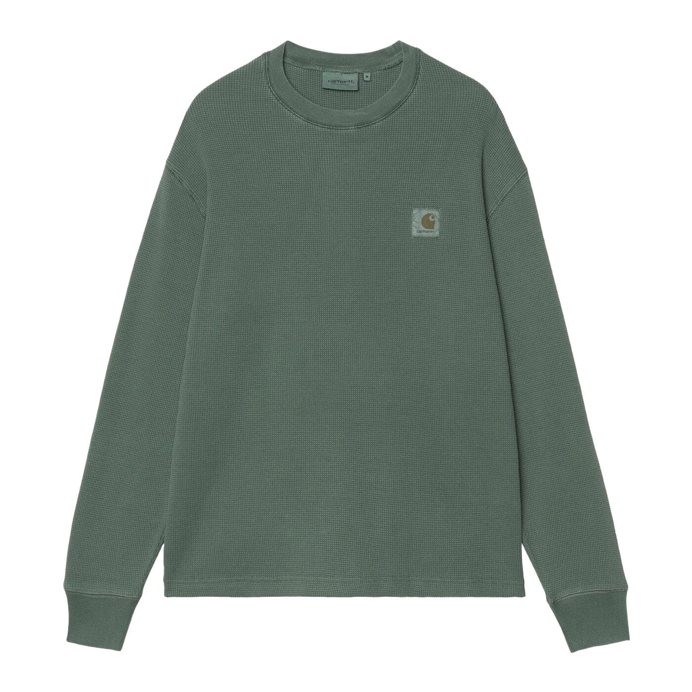 Carhartt WIP L/S Vista Waffle Tee Dark Scarab shirts Carhartt WIP 